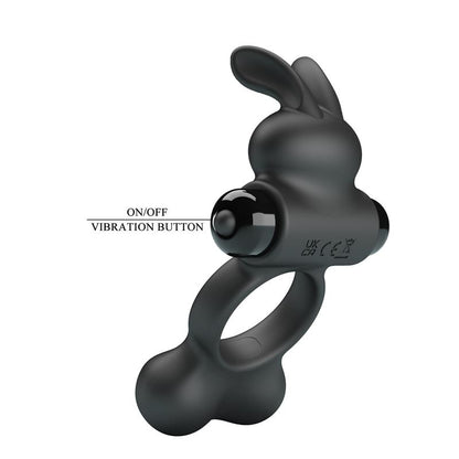 Yusuf Vibrating Penis Ring with Steel Beads 2x33gr