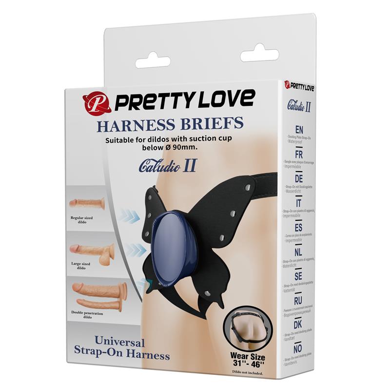 Caludio II Universal StrapOn Harness Butterfly