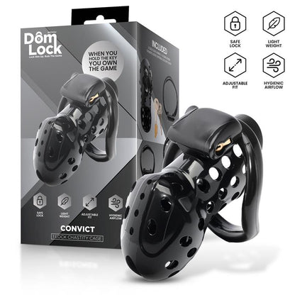 Convict Chastity Cage with Internal Lock