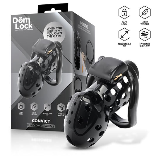 Convict Chastity Cage with Internal Lock