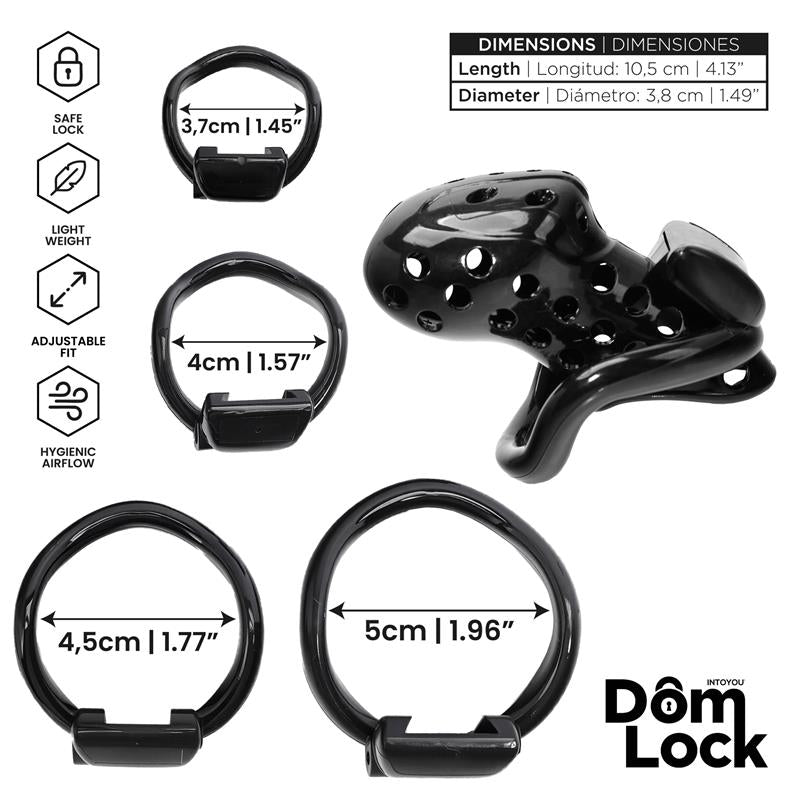 Convict Chastity Cage with Internal Lock