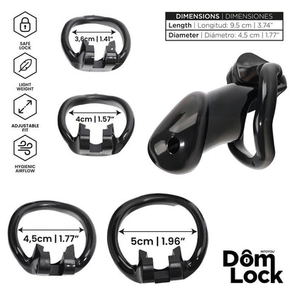 Guard Chastity Cage with Internal Lock Size M