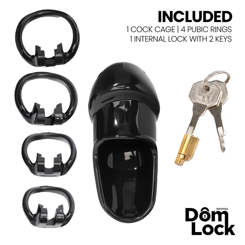 Closure Chastity Cage with Internal Lock