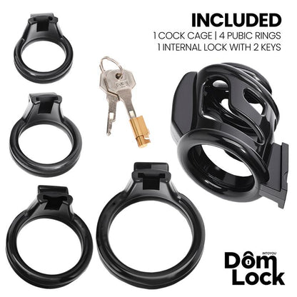 Bars Chastity Cage with Internal Lock