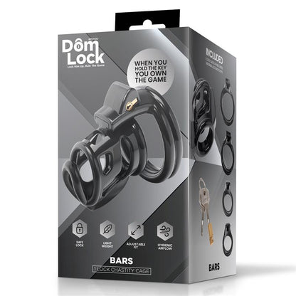 Bars Chastity Cage with Internal Lock