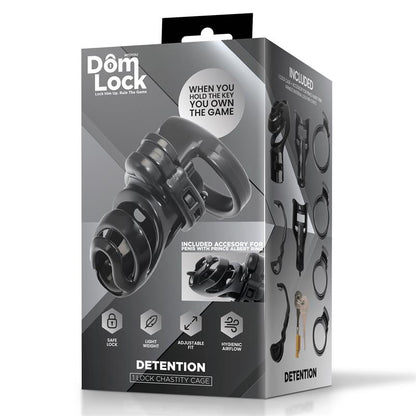 Detention Chastity Cage with Accessory for Prince Albert