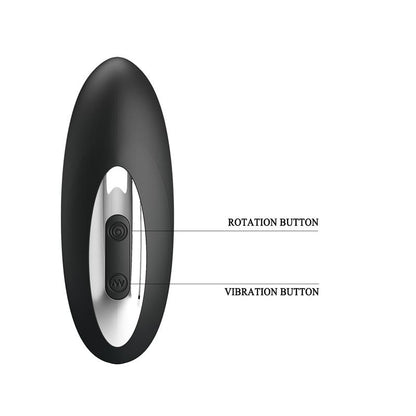 Prostate Massager with Vibration and Rotating Balls