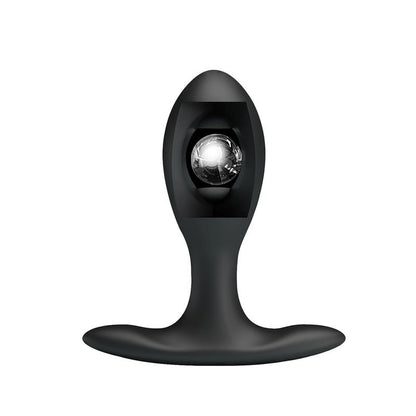 Inflatable Anal Plug with Internal Ball Weight