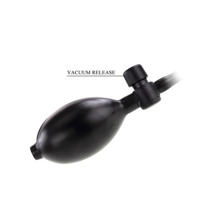 Inflatable Anal Plug with Internal Ball Weight