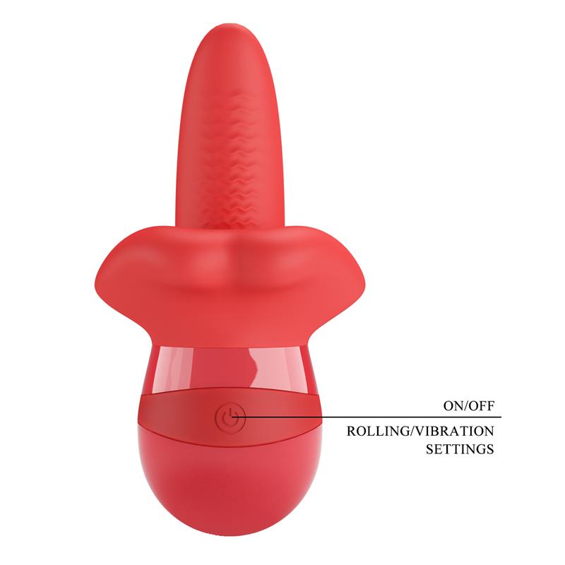 Obelia Stimulator with Vibration and tongue movement