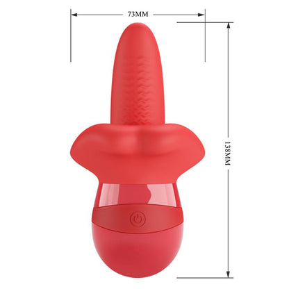 Obelia Stimulator with Vibration and tongue movement