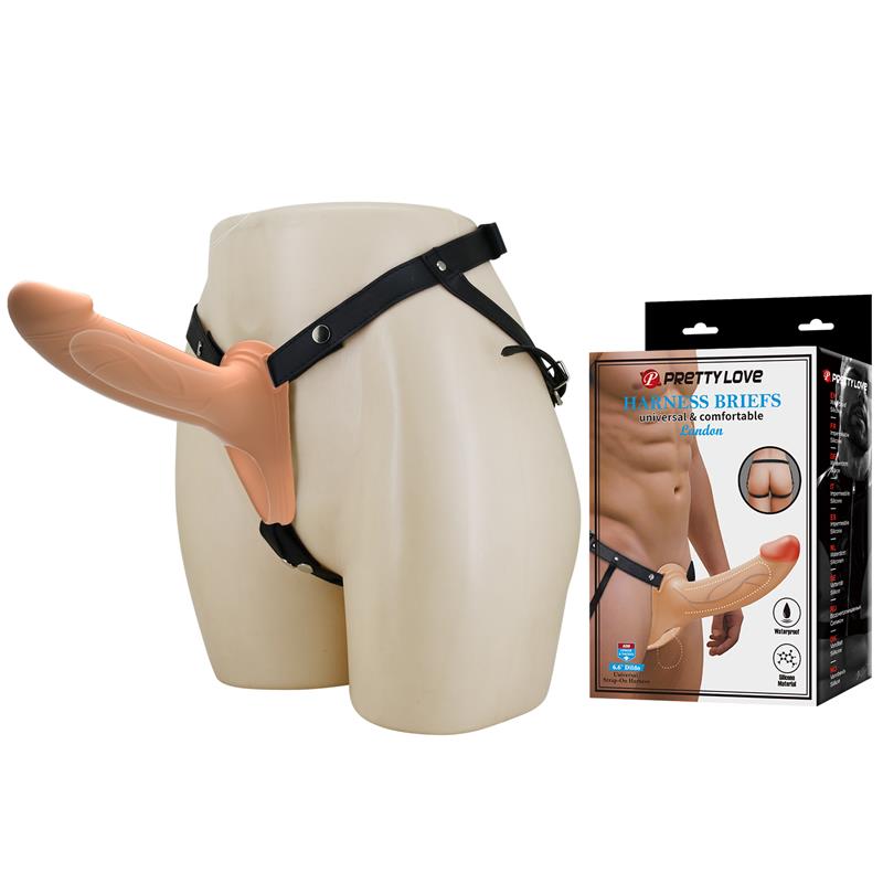 London Universal StrapOn Harness with Hollow Dildo 66