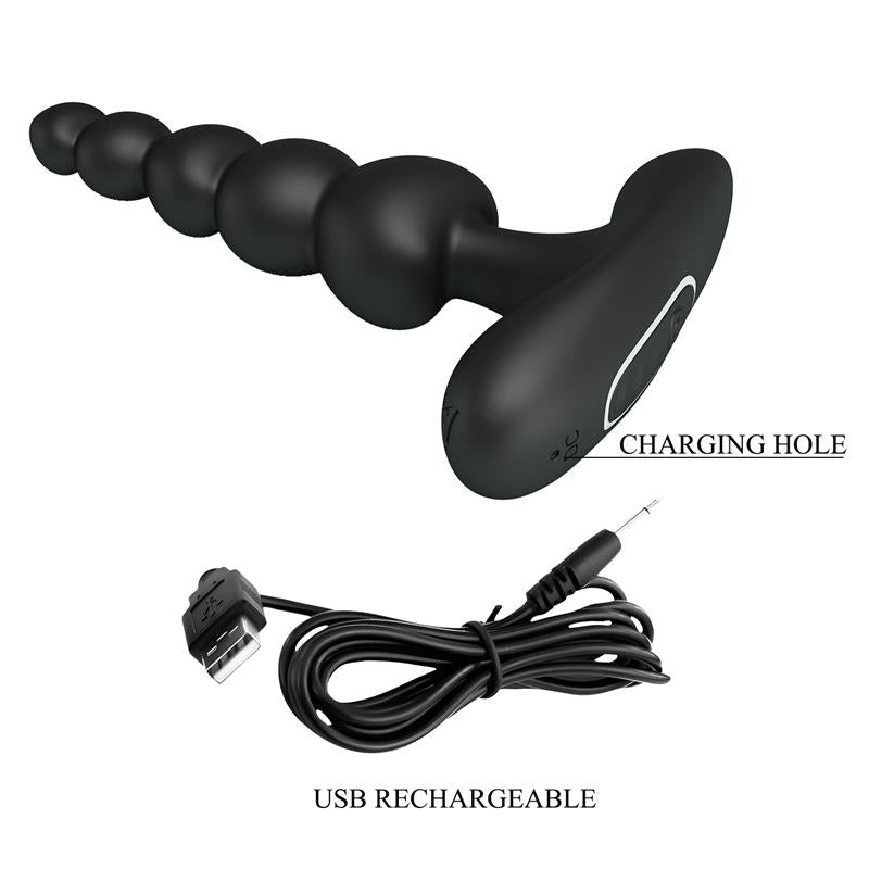 Corban Anal Beads with Vibration