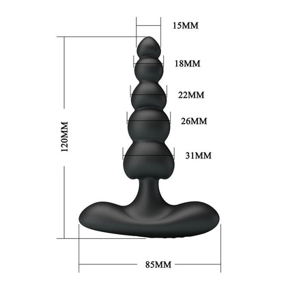 Corban Anal Beads with Vibration