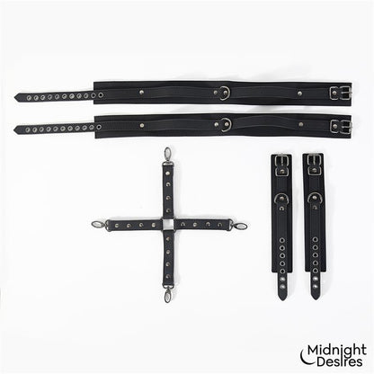 Cuffs and Thigh Hogtie Set