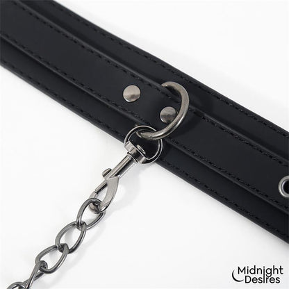 Collar and Ankle Cuffs with Chain