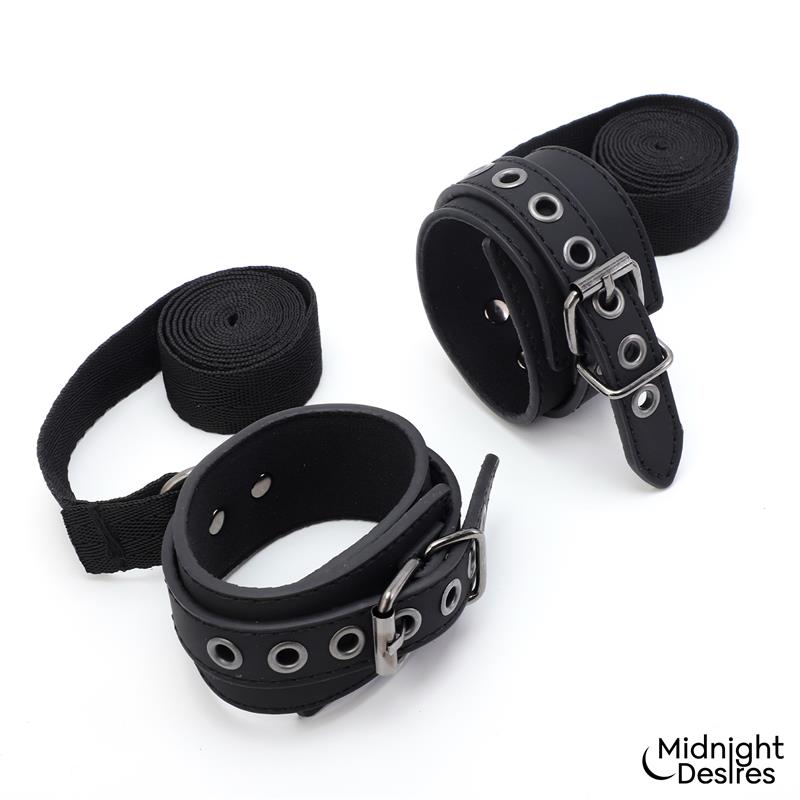 Bondage Set with Blindfold Feather Tickle and Cuffs