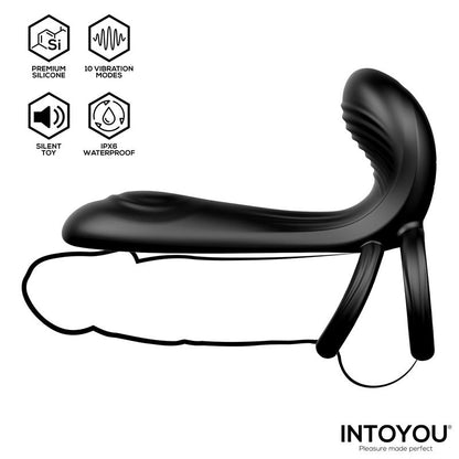 Synkox Girth Gainer Vibrating Double Cockring
