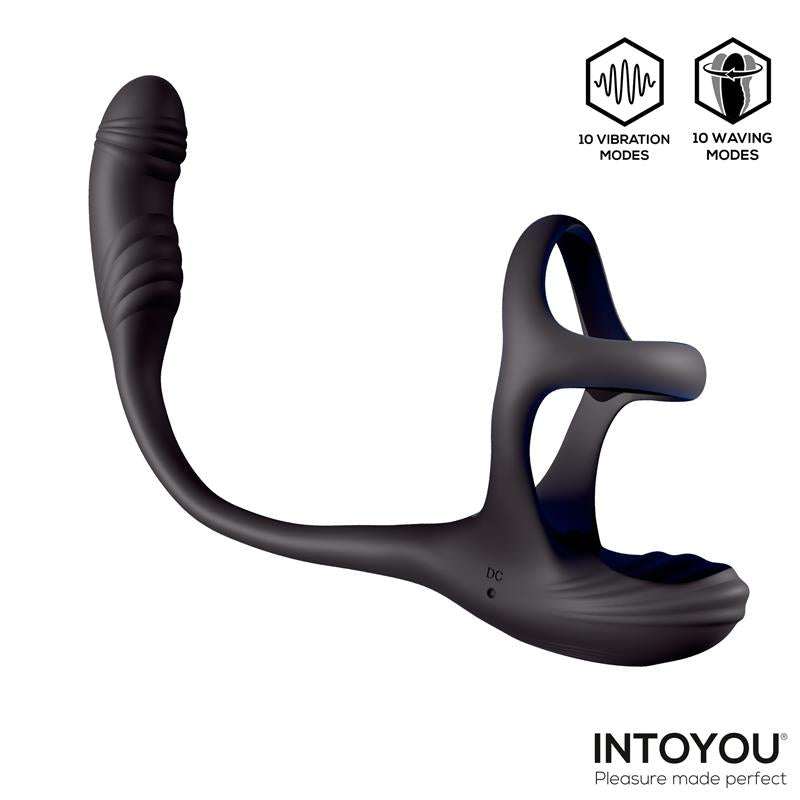 Kamber 360º Waving Vibrating Anal Plug and Cockring