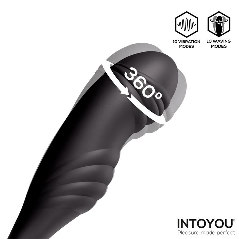 Kamber 360º Waving Vibrating Anal Plug and Cockring
