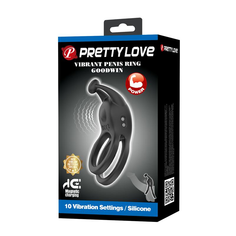 Goodwin Vibrating Double Cock Ring