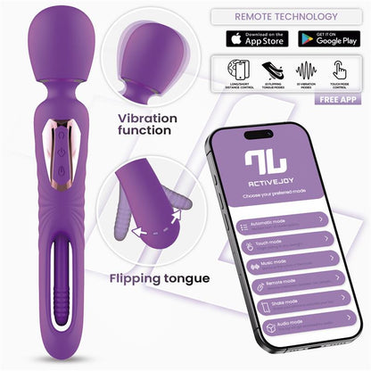 Salma Wand with Flipping Tongue and Vibration with App