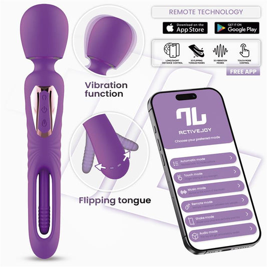 Salma Wand with Flipping Tongue and Vibration with App