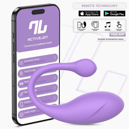 Bulby Egg Vibrator with App Lavander