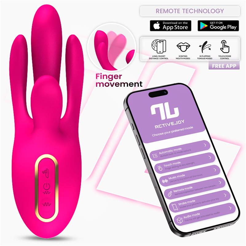 Derek Vibe with Finger Function 3 Motors and App