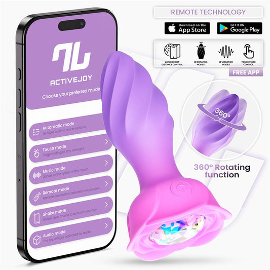 Moxy Butt Plug with Rotation 360º with App