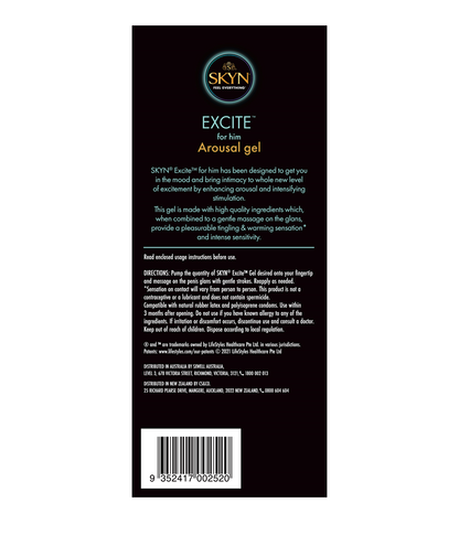 Stimulacijski gel SKYN Excite Gel For Men