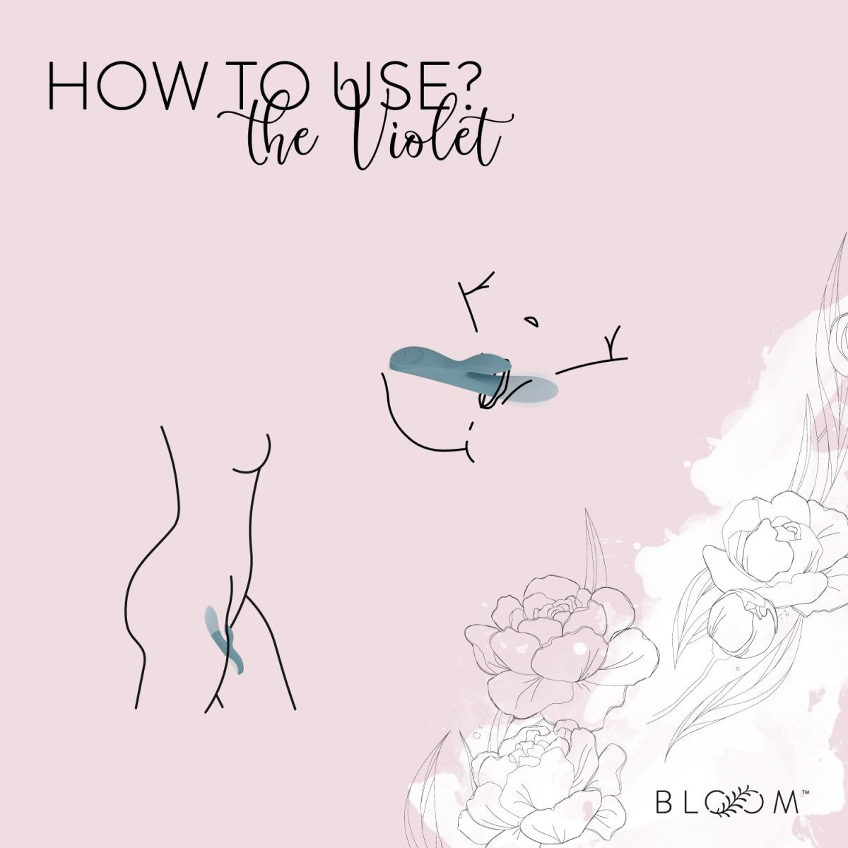 Rabbit vibrator Bloom - The Violet