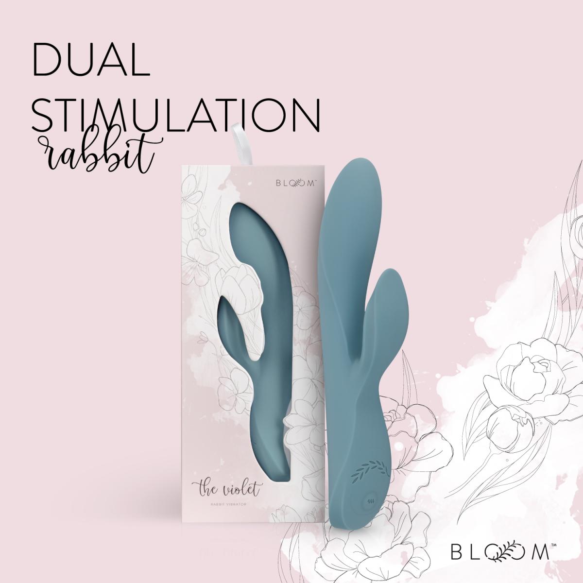 Rabbit vibrator Bloom - The Violet