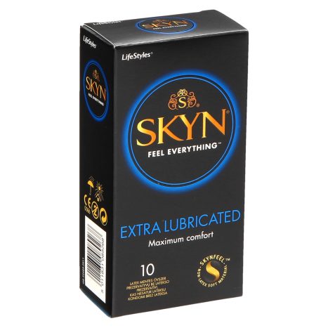 Kondomi SKYN Extra Lubricated, 10 kos