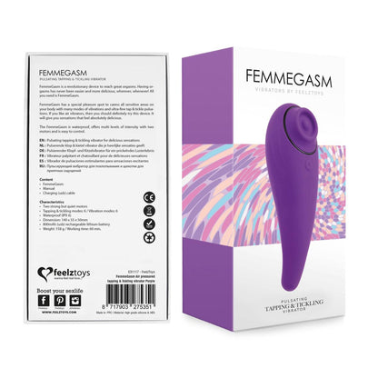 Stimulator klitorisa Feelztoys - Femmegasm, vijolična