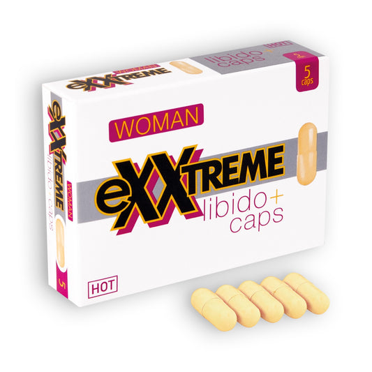 Libido kapsule za ženske HOT - EXXTREME LIBIDO+, 5 kapsul