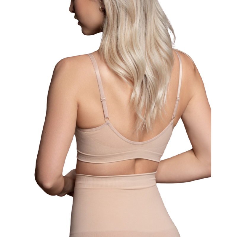 BYE-BRA - MEDIUM CONTROL BRA SEAMLESS BLACK SIZE XL
