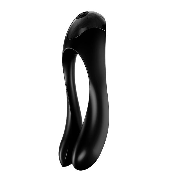 Naprstni vibrator Satisfyer - Candy Cane, oranžna