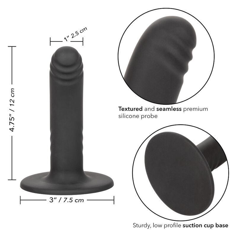 CALEXOTICS - BOUNDLESS DILDO 12 CM ZDRUŽLJIV S PASOVI