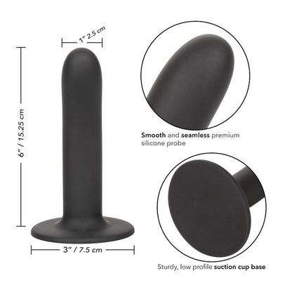 CALEXOTICS - BREZMEJNI DILDO 15,25 CM, ZDRUŽLJIV S PASOVI, GLADEK
