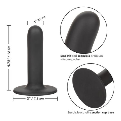 CALEXOTICS - BREZMEJNI DILDO 12 CM, ZDRUŽLJIV S PASOVI, GLADEK