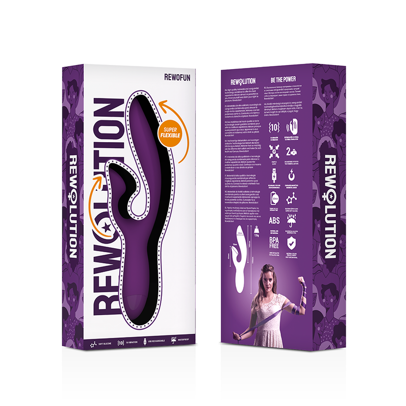 REWOLUTION - REWOFUN PRILAGODLJIV VIBRATOR Z ZAJCEM