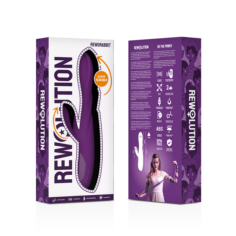 REWOLUTION - REWORABBIT PRILAGODLJIV VIBRATOR Z ZAJCEM