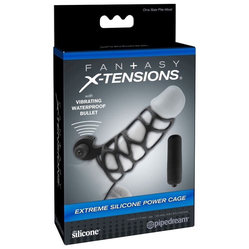 FANTASY X- NAPETOSTI - EKSTREMNA SILIKONSKA KLETKA ZA MOČ