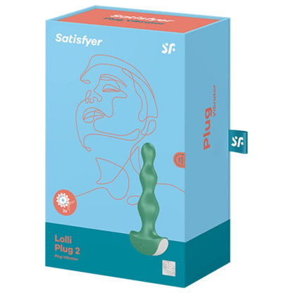 Vibracijske analne kroglice Satisfyer - Lolli Plug 2, zelena