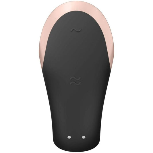 Vibrator za pare Satisfyer - Double Love, črna