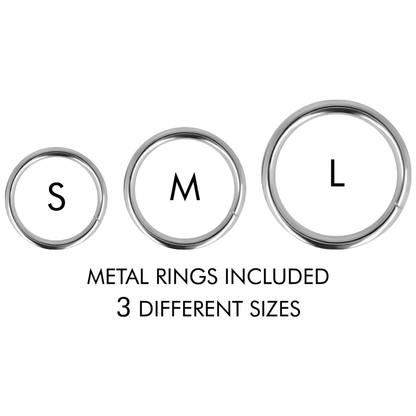 Vibracijski strap-on pas z dildom Cyber Strap Watchme M