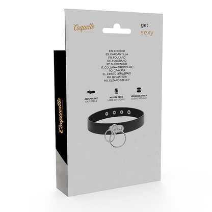 Choker Coquette Chic Desire Double Ring