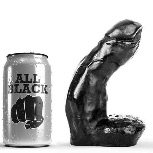 Analni dildo All Black - Dildo Realistic, 15 cm