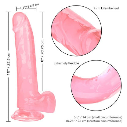 CALEXOTICS - SIZE QUEEN DILDO ROZA 20,3 CM